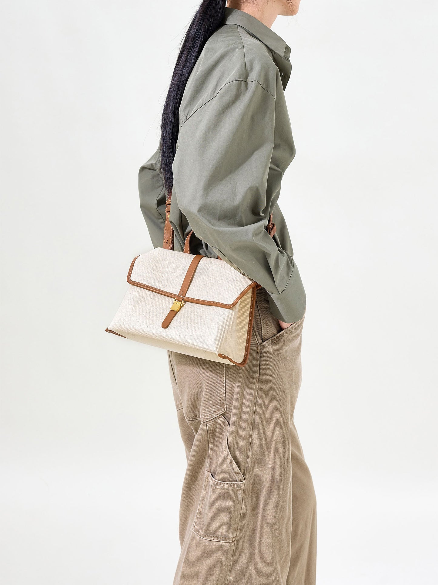 Small Shan Satchel Bag