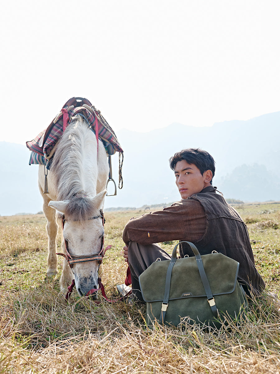 The Large Shan Briefcase