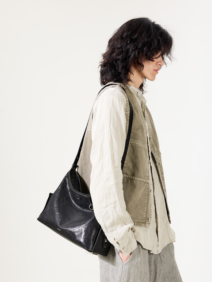 Medium Yore Hobo Bag (Silver-tone hardware)