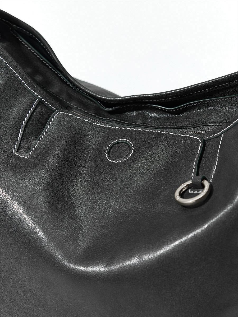 Medium Yore Hobo Bag (Silver-tone hardware)