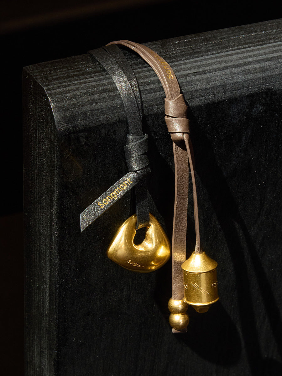 Faith Stone Charm & Prayer Wheel Charm Set