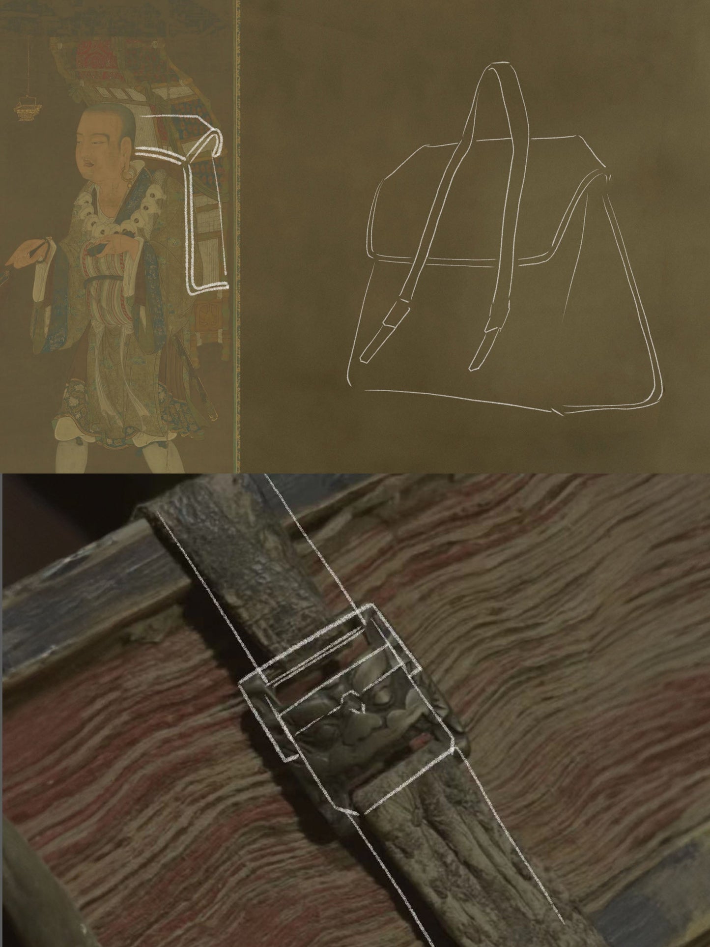 Small Shan Satchel Bag