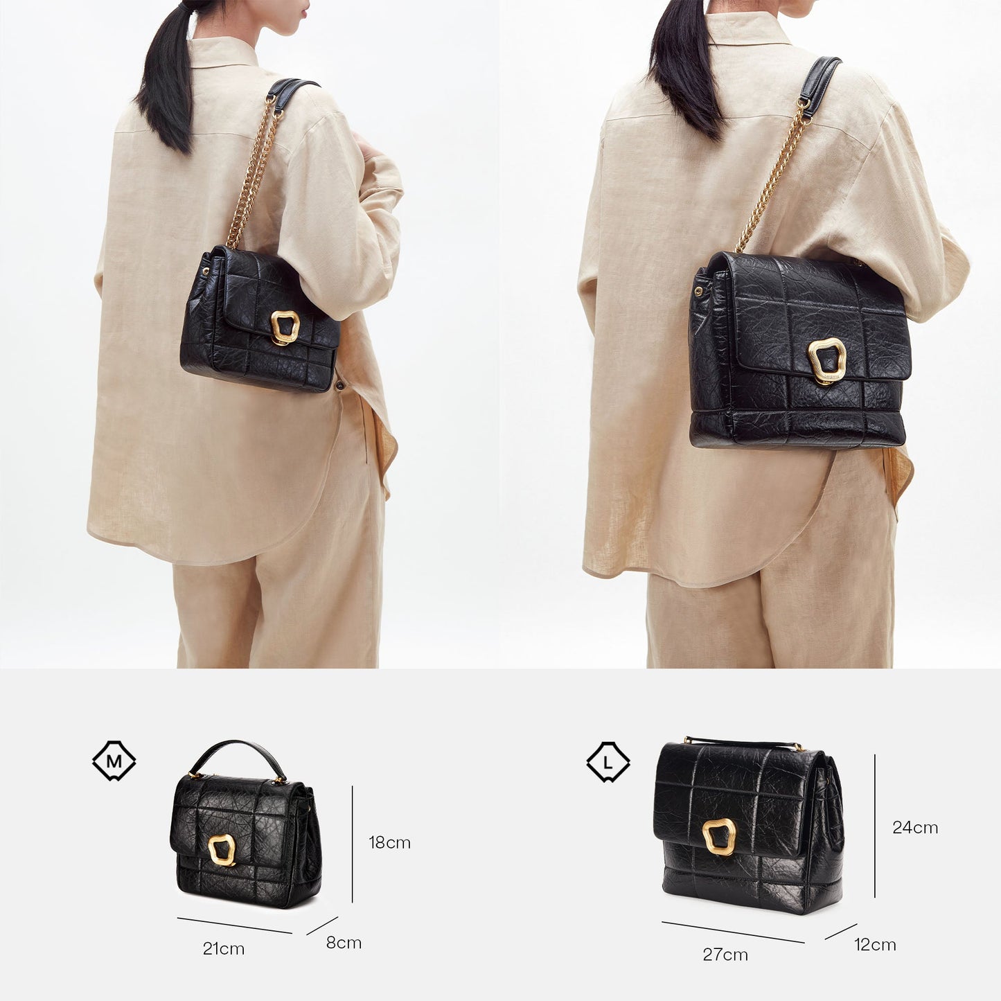 Medium Chocolate Bag