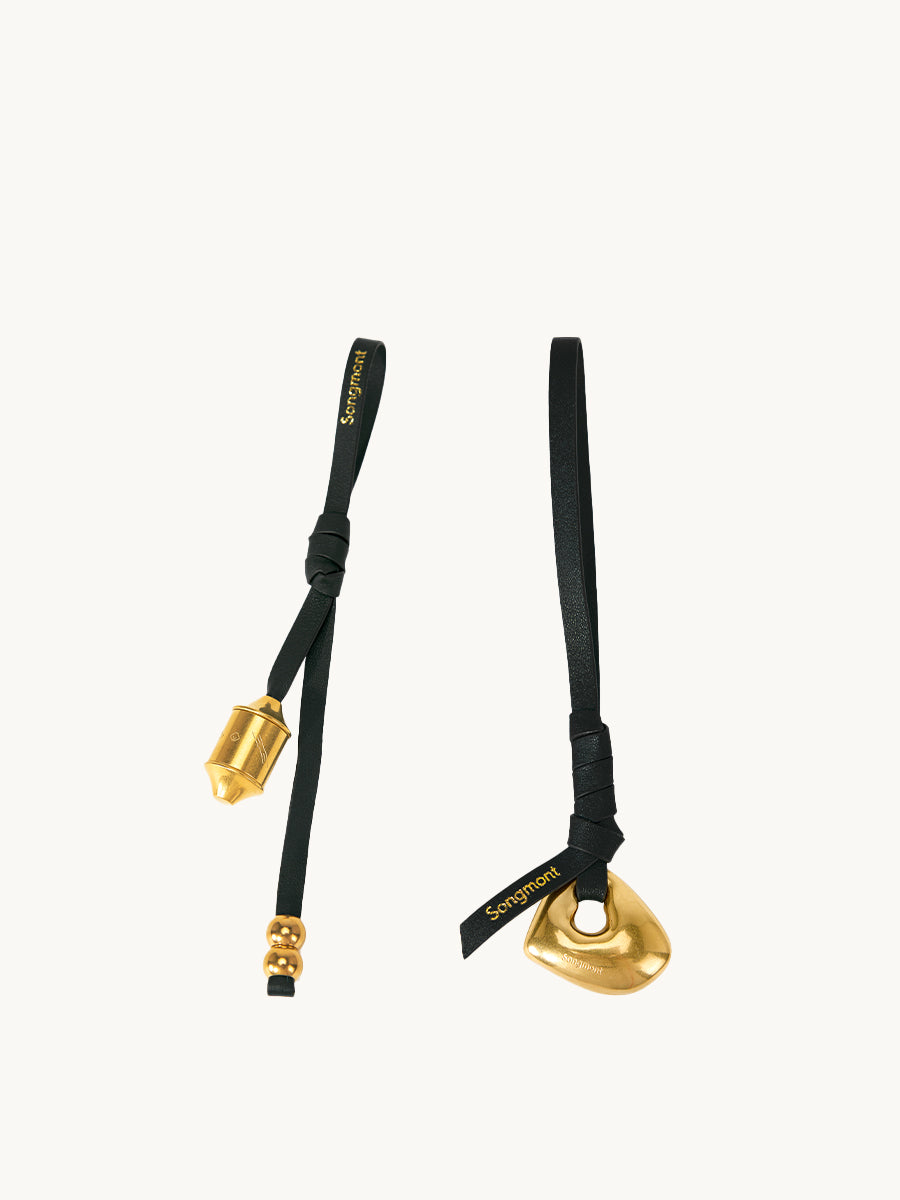 Faith Stone Charm & Prayer Wheel Charm Set