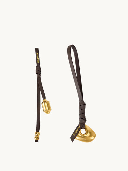 Faith Stone Charm & Prayer Wheel Charm Set